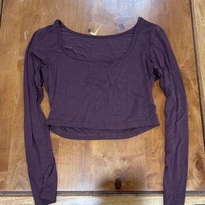 Dark Brown Amazon Long Sleeve Top